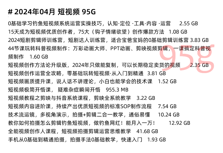 图片[10]-短视频实拍摄剪辑配音运营技巧制作教程学习培训课程-秦汉网创
