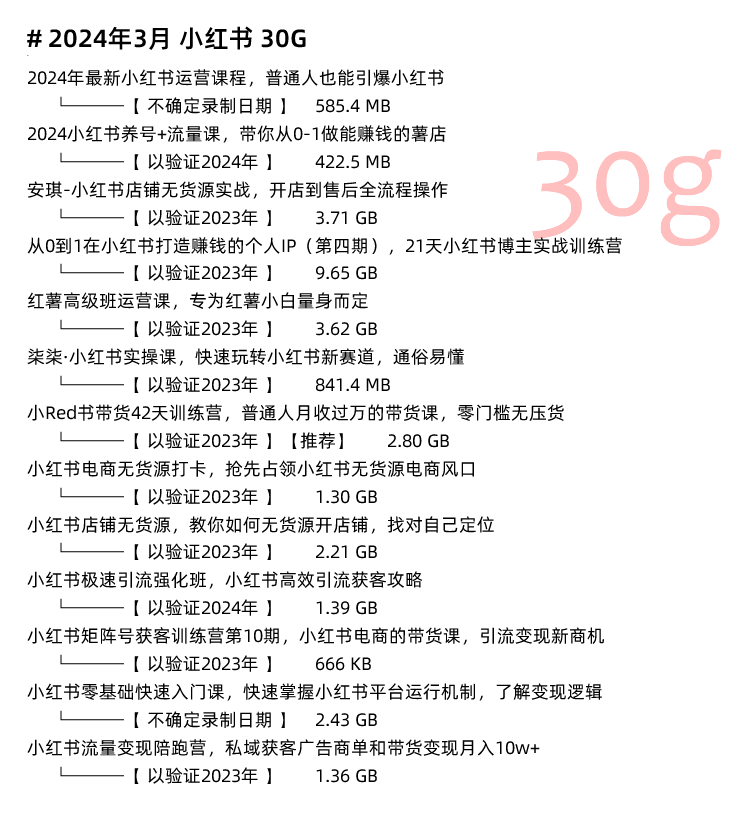 图片[12]-小红书运营全套视频课程，网红达人博主种草笔记起号变现培训教程-秦汉网创