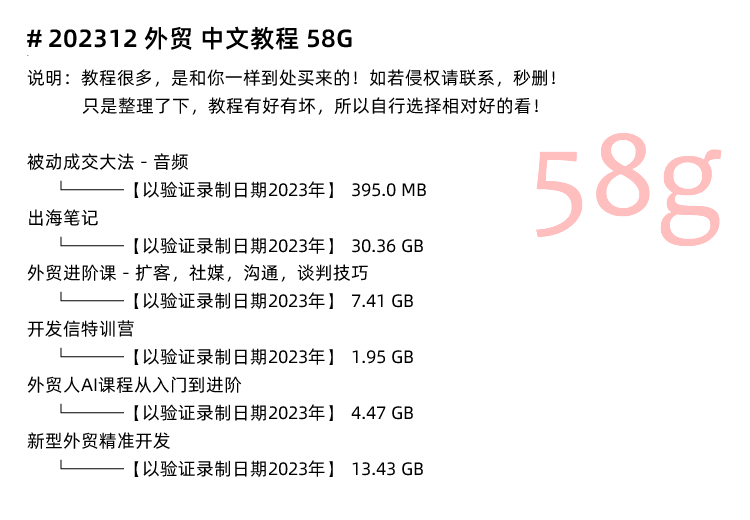 图片[13]-外贸教程，外贸客户开发新手课程，外贸业务员培训视频出海教学-秦汉网创