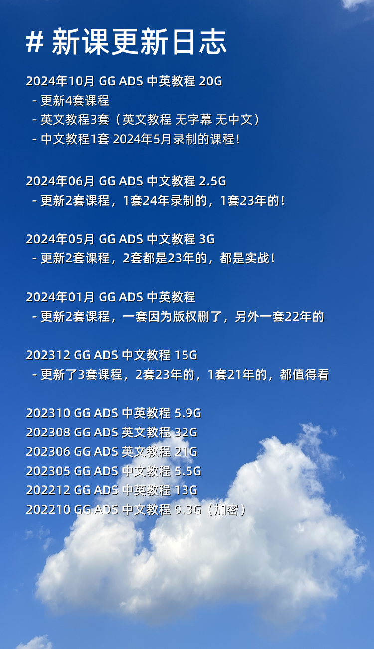 图片[4]-Google Ads教程，GG ADS谷歌海外投放广告付费流量外贸跨境电商推广最新课程-秦汉网创