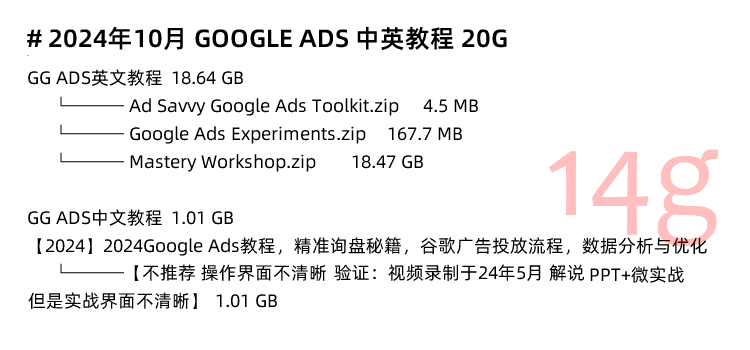 图片[5]-Google Ads教程，GG ADS谷歌海外投放广告付费流量外贸跨境电商推广最新课程-秦汉网创