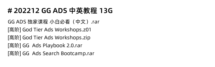 图片[14]-Google Ads教程，GG ADS谷歌海外投放广告付费流量外贸跨境电商推广最新课程-秦汉网创