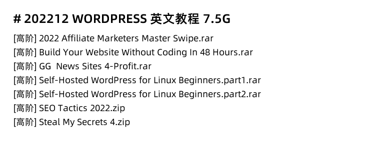 图片[9]-WordPress教程，WP建站主题模板插件仿站二次开发课程-秦汉网创