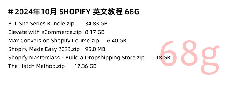 图片[5]-Shopify教程！Shopify外贸自建站开店主题模板运营独立站培训视频课程-秦汉网创