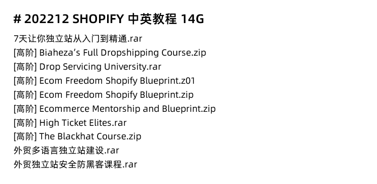 图片[16]-Shopify教程！Shopify外贸自建站开店主题模板运营独立站培训视频课程-秦汉网创