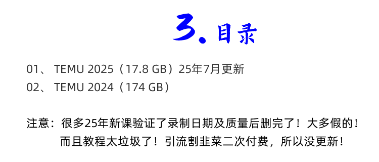 图片[4]-拼多多海外版Temu跨境新手入门电商课程，Temu运营培训视频教程-秦汉网创